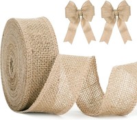 Juteband 4Cm X 10M Burlap Vintage Geschenkband Sackleinen FüR Deko Handwerk