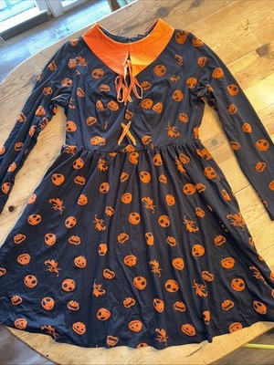 Her Universe Disney Nightmare Before Christmas Jack Pumpkin Dress Plus Size 1