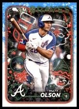 Matt Olson 2024 Topps #H146 Atlanta Braves MLB READ FREE SHIPPING AutographDen