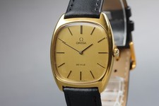 1976 Near MINT OMEGA De Ville 32mm 111.0139 Manual Wind Gold Dial Men's Vintage
