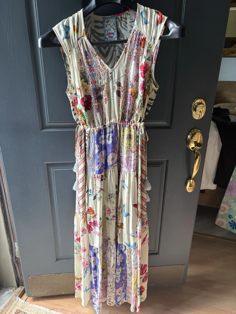 johnny was silk dress sale Johnny Was Sofiya Silk Dress