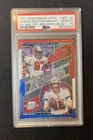 2021 Contenders Optic Tom Brady Simeon Rice Xs and Os Red White Blue PSA 10 /13