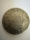 1907 Silver Barber Half Dollar Mint Mark S. Circulated Good/Fair Condition Nice