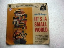 Disneyland It’S A Small World Lg 775 Rare Single 7" 45 Record Ex