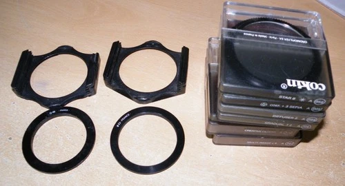 7 Cokin Filters Inc. A201 Multi-Image x5 + 2 Holders + 52mm & 49mm Adapters