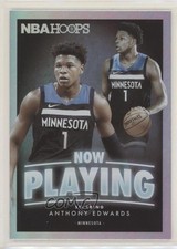2020-21 Panini NBA Hoops Now Playing Holo Anthony Edwards #SS-6 1b8