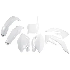 UFO Plastic Kit Set Complete White Honda CRF250R 2006-2007