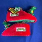 Raph Figure TMNT 1993 Teenage Mutant Ninja Turtles Vintage Children's Slippers