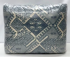 BRAND NEW Pottery Barn Fez Handcrafted Reversible KING/CAL KING Quilt~Blue