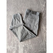 English Laundry Mens Grey 5-Pocket Straight Leg Chino Pants 36x30 Stretch Cotton