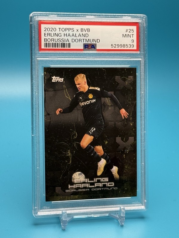 Erling Haaland Topps 2020 Topps X BVB Borussia Dortmund #25 PSA 9 Norway RC