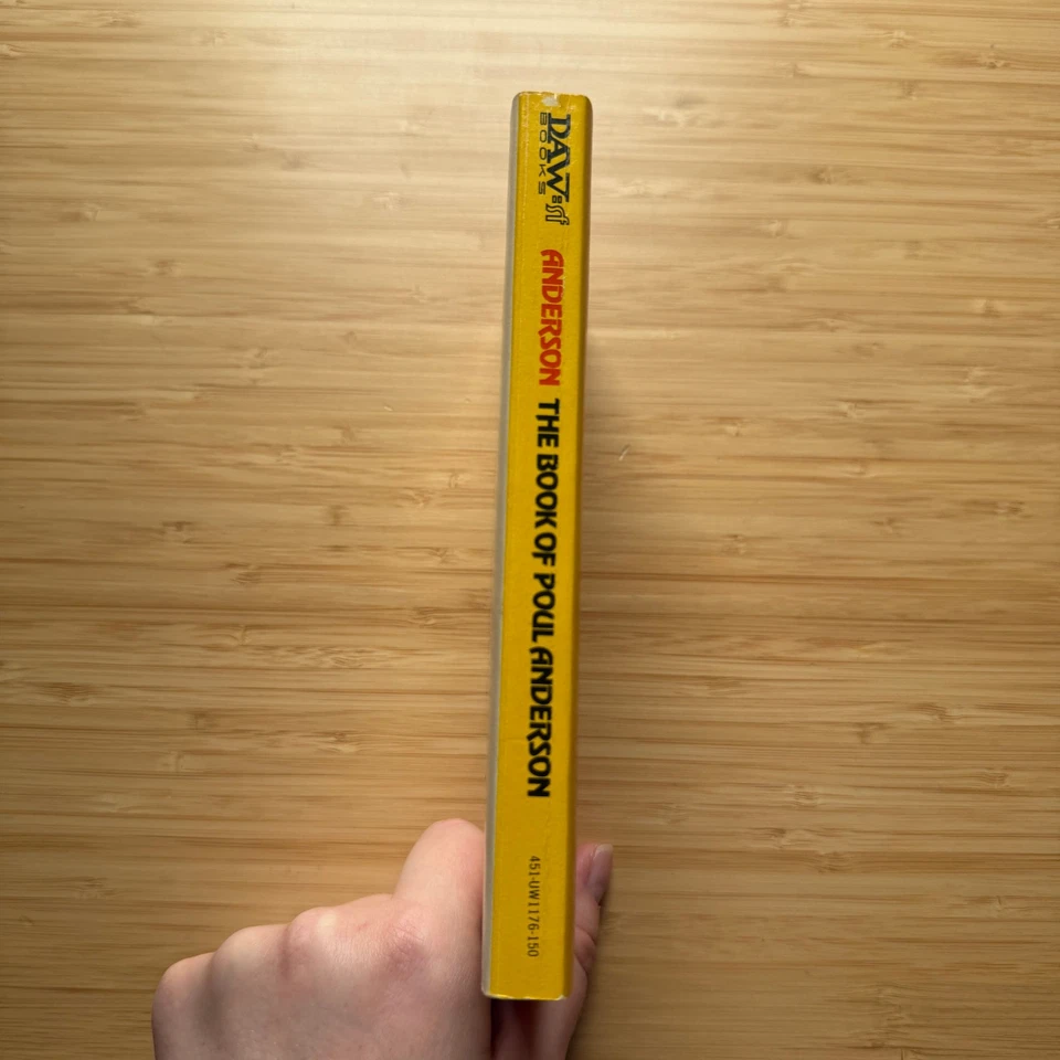 The Book of Poul Anderson 1975 1st Printing DAW #153 PB Vintage SF Foto 2 de 4