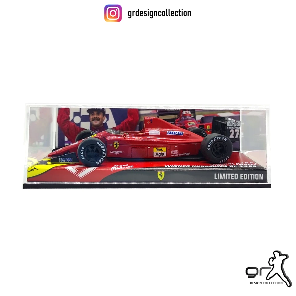 Nigel Mansell - Ferrari 640 - F1 Winner Hungarian GP 1989 / Altaya - IXO / 1:43 - Immagine 2 di 4