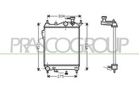 Prasco KüHler WasserküHler MotorküHler FüR Hyundai Getz 1.1 1.3