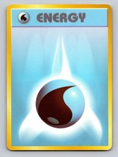 Pocket Monsters Old Back Water Energy Base Set Pokemon Japanese LP/MP
