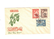 GHANA 1958 8 1/2d UNADDRESSED FDC,cds LABADI