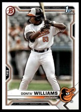 2021 Bowman Draft #BD-90 Donta' Williams