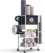 Yoga Mat Storage Rack  Home Gym Storage Rack Gym Workout Equipment Storage Organi