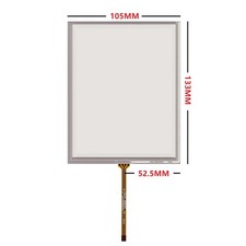 133 105mm 5.7 inch 4 wire Resistive Touch Screen Glass Digitizer Panel 133x105mm