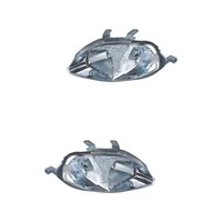 Halogen Scheinwerfer Set Links & Rechts H4 FüR Honda Civic VI Aerodeck Fastback