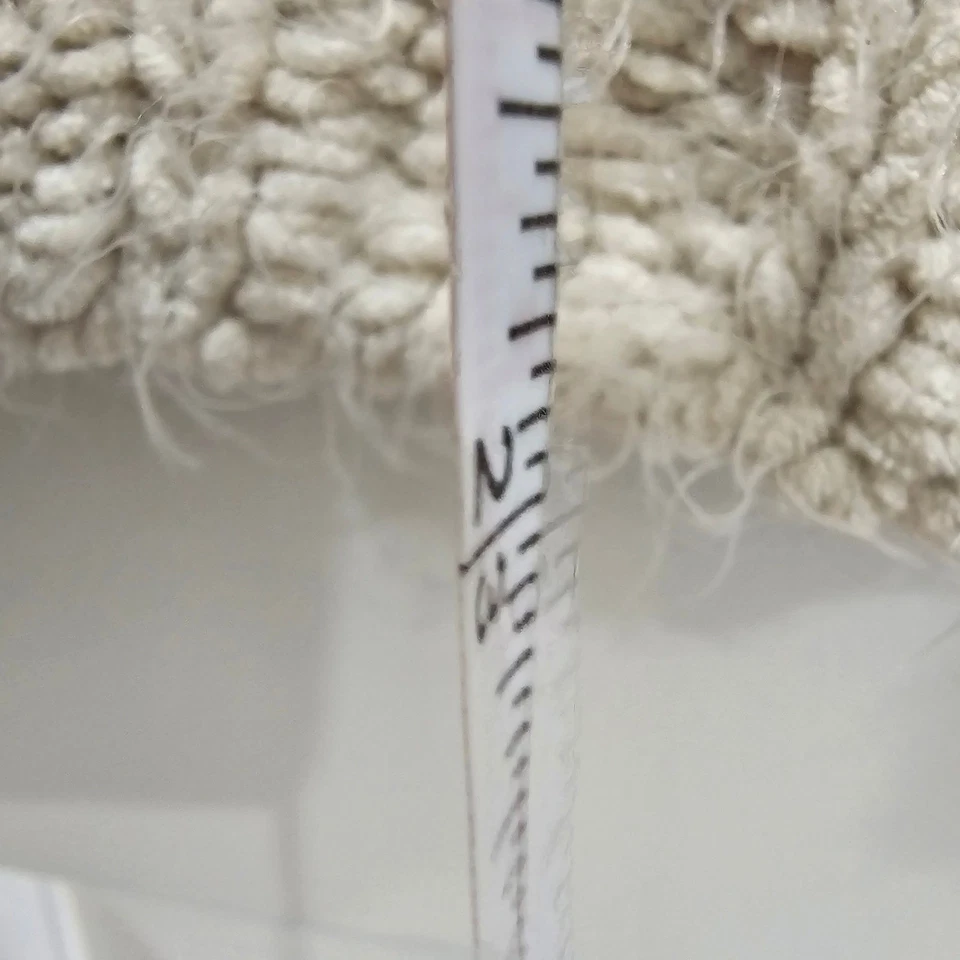 Suéter para mujer Willow & Wind grueso tejido cuello falso crema talla L Foto 4 de 4