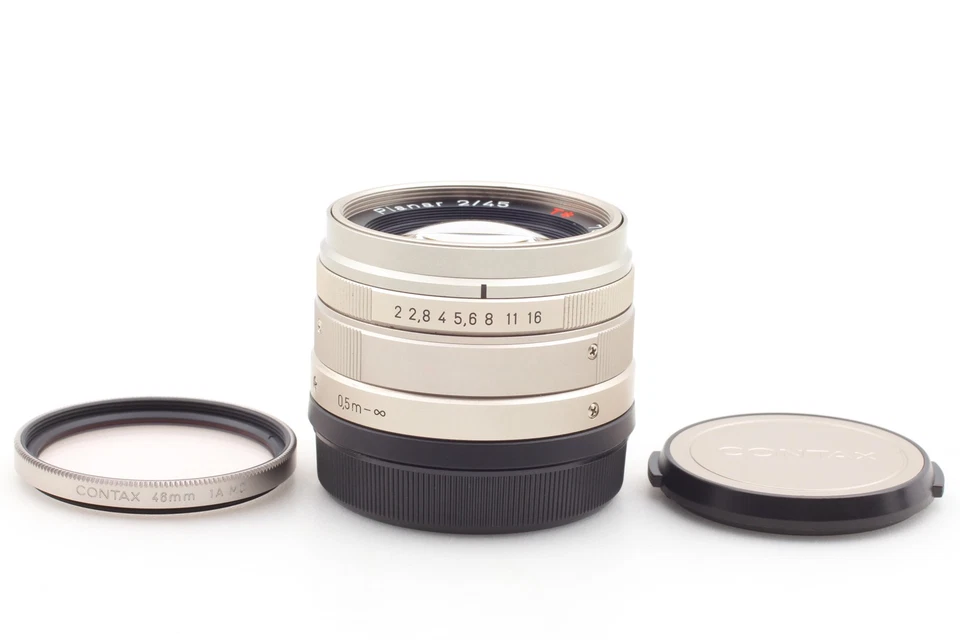 Tested [MINT] Contax Carl Zeiss Planar T* 45mm F2 G For G1 Green G2 From JAPAN - Image 4 of 4