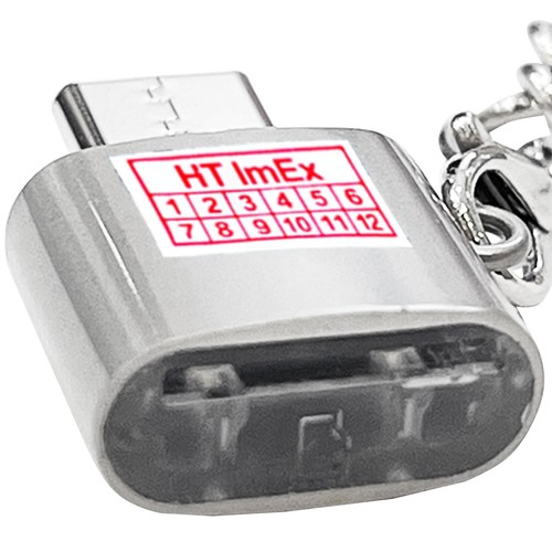 USB Typ C Micro SD Karte Lesegerät Kartenleser SDXC Adapter in Silber GUT DE - Bild 4 von 13