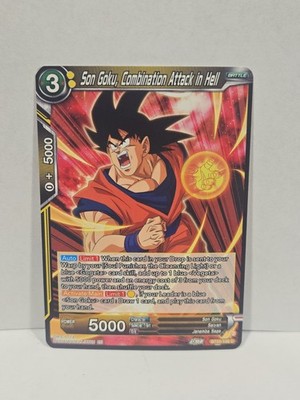 Dragon Ball Super Card Game Son Goku, Combination Attack in Hell Critical...