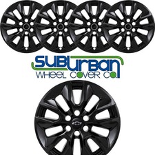  2021-2024 Chevrolet Suburban Tahoe Imp-454blk 20 Black Wheel Skins Set4
