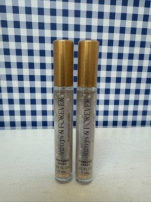 Two (2X) ~Bath & Body Works ~ ALWAYS & FOREVER ~ MINI PERFUME SPRAY ~TRAVEL SIZE