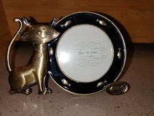 Cat Metal Photo Frame 3x3