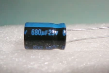 680UF 25V 680MFD LOT OF 10 JAMICON RADIAL CAPACITORS 105c USA FREE SHIPPING