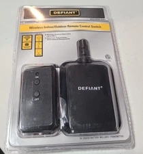 NEW Defiant Wireless Indoor/Outdoor Remote Control Switch with 2 Outlets 202 620