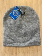 NWT Gelante Short Beanie Cuff Plain Knit Hat Winter Solid Cap Slouchy Skull GRAY