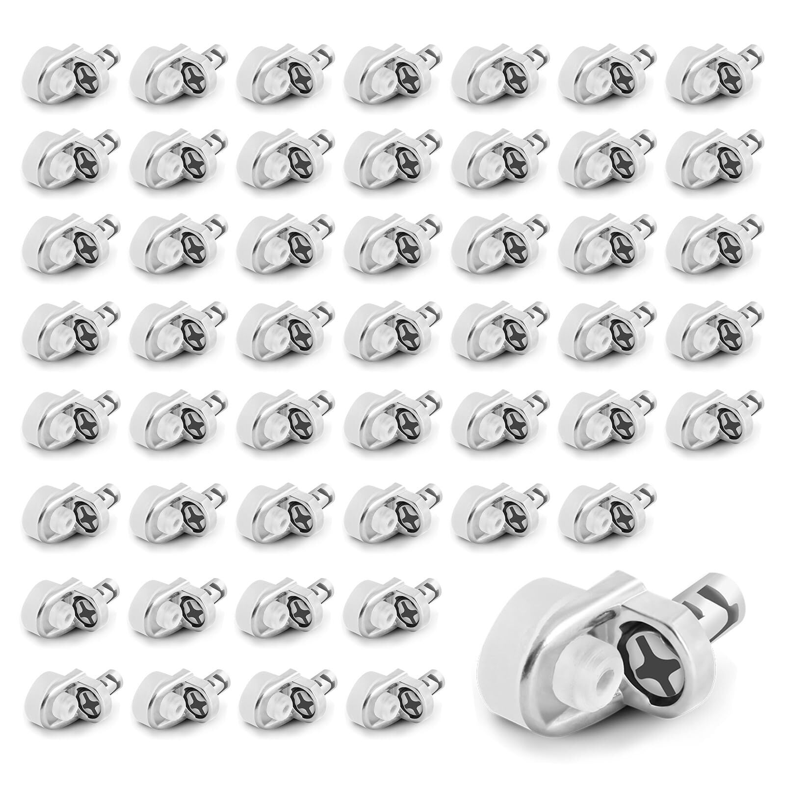 50-Pack 5mm Metal Cabinet Shelf Pegs for Adjustable Shelving-image