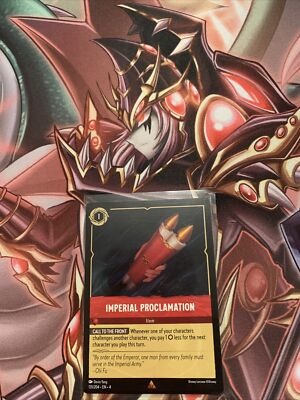 Imperial Proclamation 131/204 Rare Ursula's Return Disney Lorcana TCG Non Foil