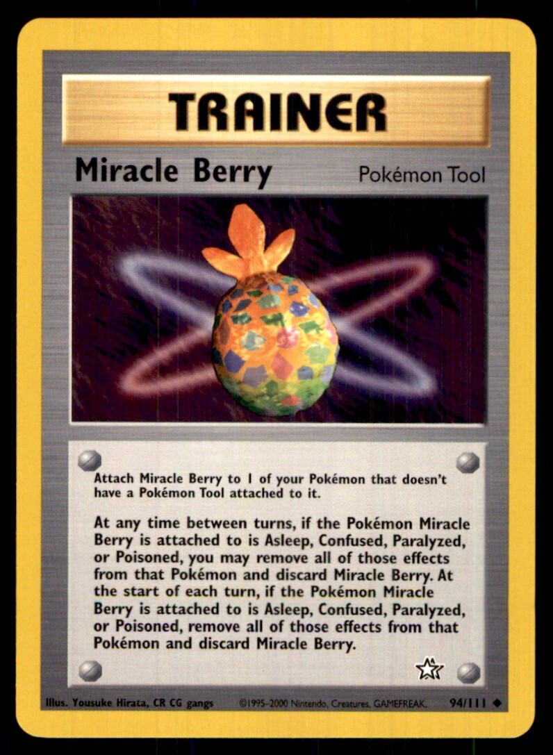 2000 Neo Genesis Unlimited Miracle Berry Uncommon #94