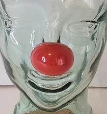 Rubber Clown Nose Red Rudolph Mcdonald Breathable Nose Holes Cosplay Costume NEW