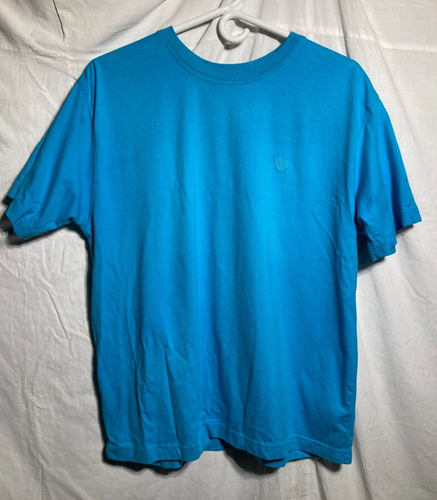 Vtg. Liz Claiborne Sport 100% Cotton Short Sleeve T Shirt Women's Aqua Blue  L - Picture 1 of 9