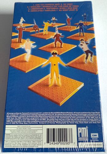 PET SHOP BOYS-VARIOUS...-VHS TAPE FACTORY SEALED - Picture 2 of 2