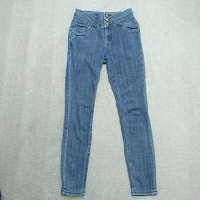 BDG Pants Women's Size (W26xL28) Blue Cotton Blend High Rise Regular Fit Jeans