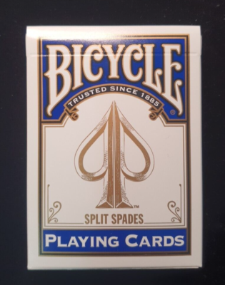 Bicycle Blue Split Spades Deck Playing Cards by David Blaine 2010