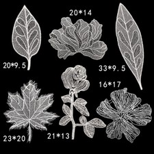 UK Lager Spitze Ausgehöhlte Embroideried Applikationen DIY Nähen Patch Zubehör