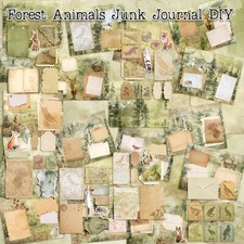 Forest Animals Journal DIY Kit - Junk Journal, Journal, Smash Book - EZ - 7255