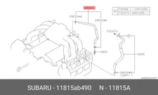 Genuine OE Hose Assembly-Pcv 11815AB490 for Subaru 11815-AB490