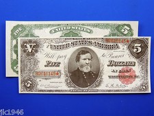Reproduction $5 1891 Treasury Note US Paper Money Currency Copy