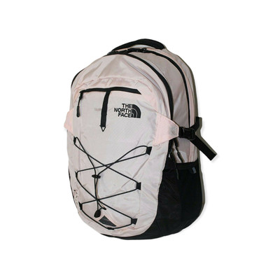 north face light pink backpack