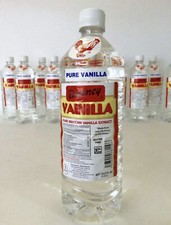 12 X Clear Danncy Pure Mexican Vanilla Extract 33oz Plastic Bottle From Mexico
