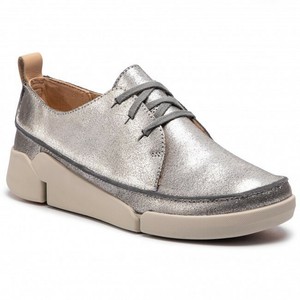 clarks sneakers womens silver