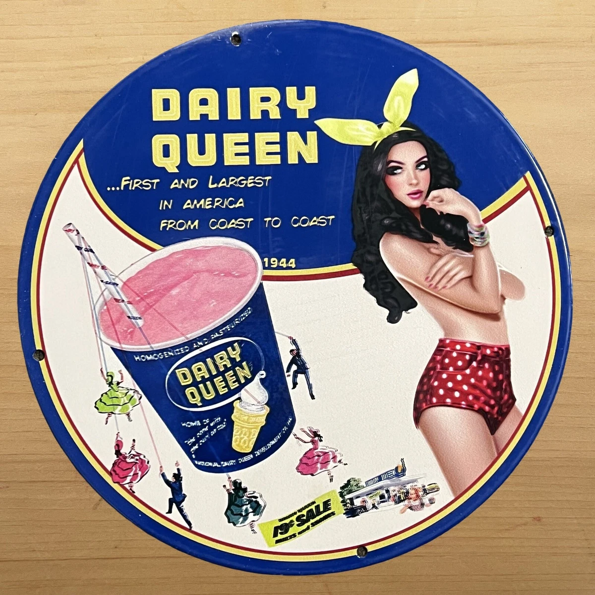 Dairy Queen Sign In Original Advertising Signs (1930-1969) for